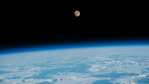 Moon seen from Space